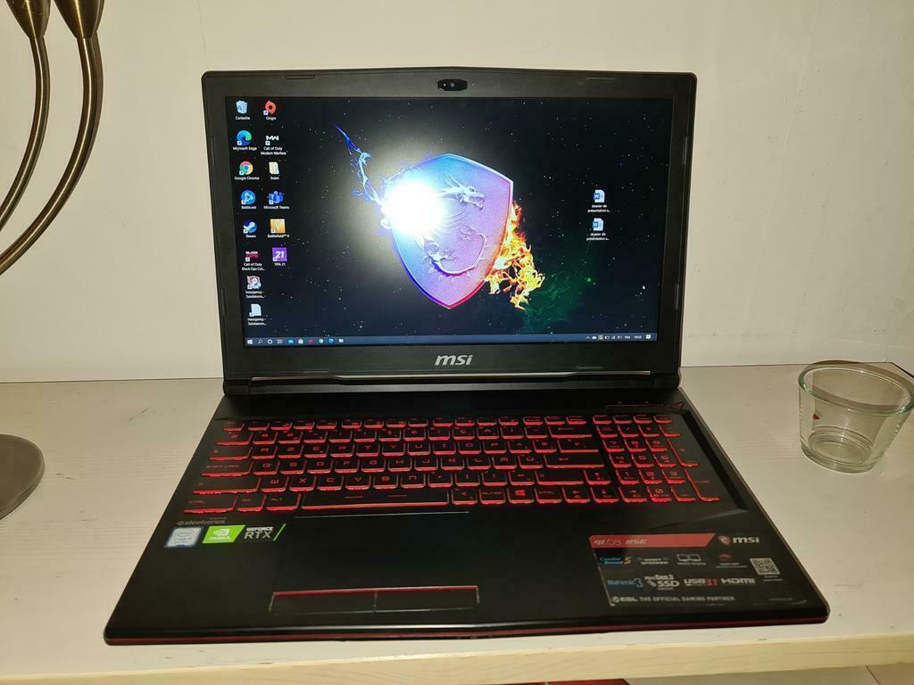 Pc portable MSI GL63 8SE gamer 4k