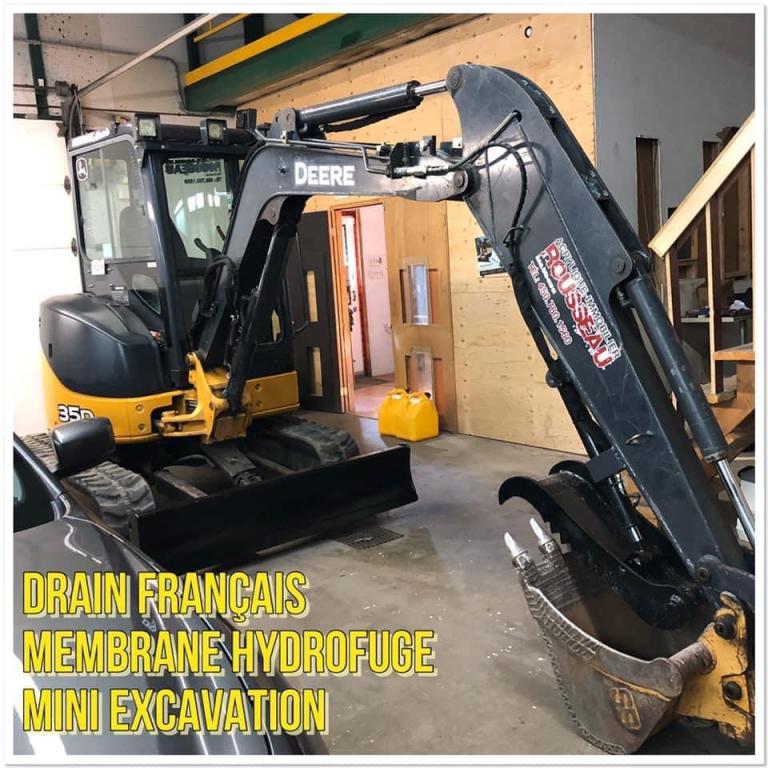 service d'excavation et drain Français 