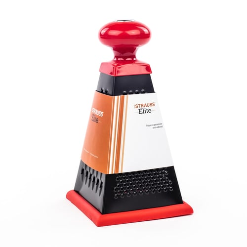 Râpe pyramide 4 côtés rouge 8"