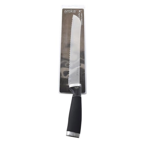 Couteau à pain noir 8''