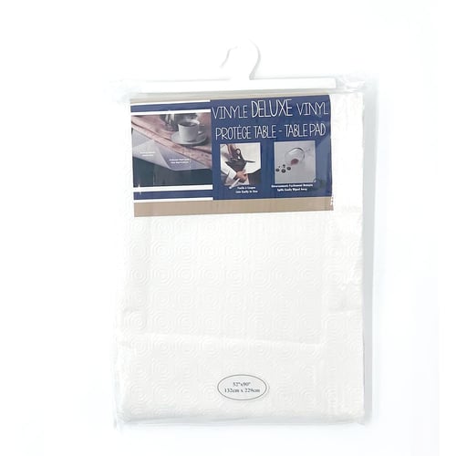 Protège nappe en vinyle deluxe 52" x 90"