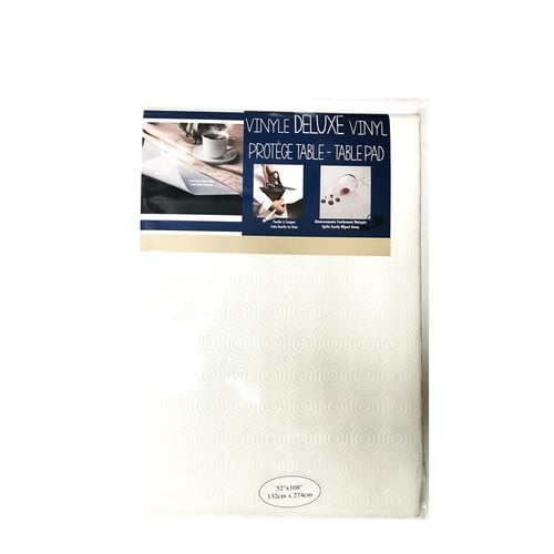 Protège nappe en vinyle deluxe 52'' x 108"