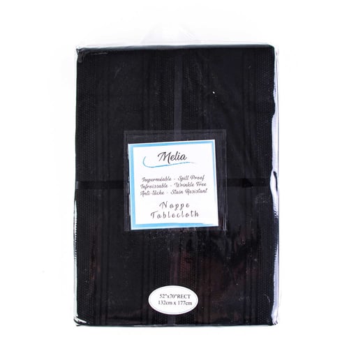 Nappe restauration noire 60 po x 120 po