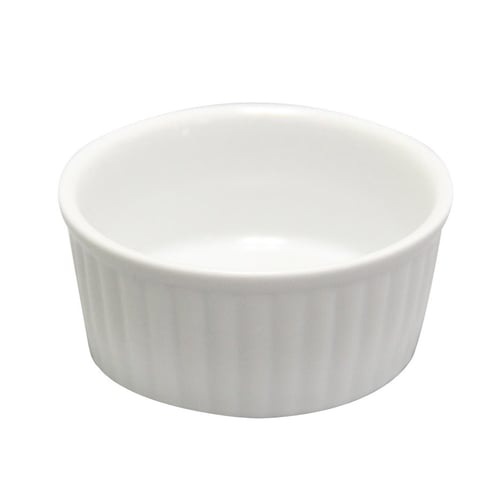 Ramequin blanc en céramique 5 oz