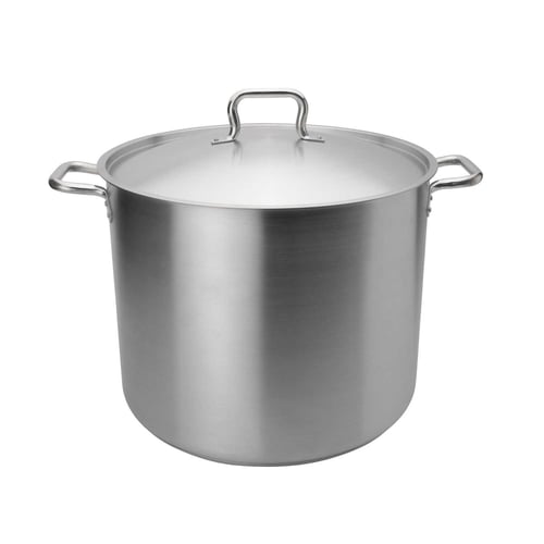 Marmite en inox avec couvercle 40 Q / 38 L