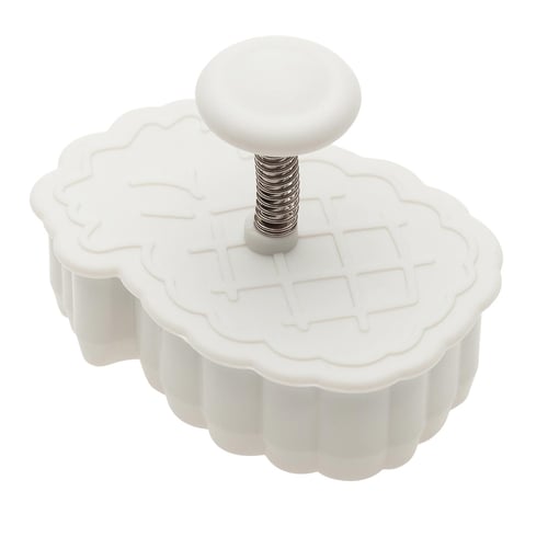 Découpoir plastique forme d'ananas 2"