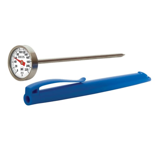 Thermomètre Fahrenheit à cadran 1" / 2,5 cm