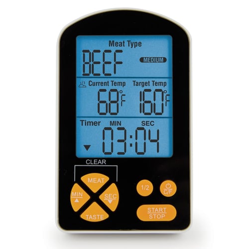 Thermomètre pour viande avec minuteur