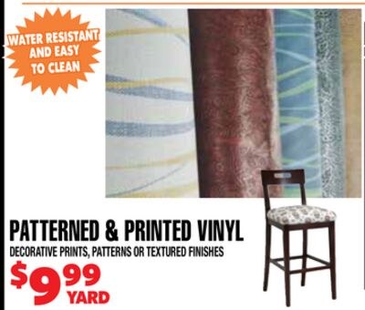 PATTERNED & PRINTED VINYL