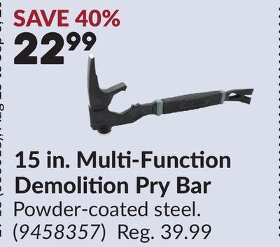 15 in. Multi-Function Demolition Pry Bar