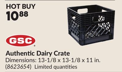 Authentic Dairy Crate