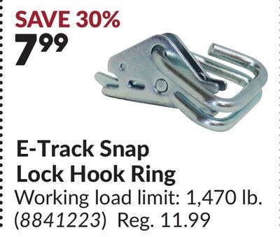 E-Track Snap Lock Hook Ring