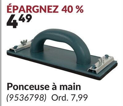 Ponceuse à main