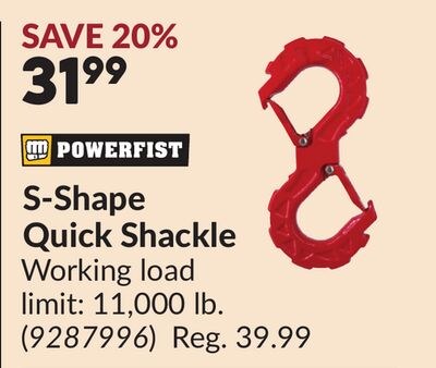 S-Shape Quick Shackle