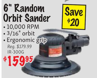 6" Random Orbit Sander