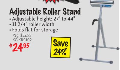 Adjustable Roller Stand