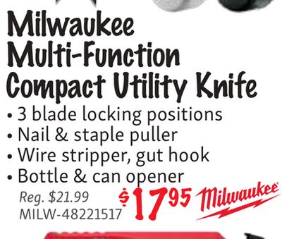 Milwaukee Multi-Function Compact Utility Knife