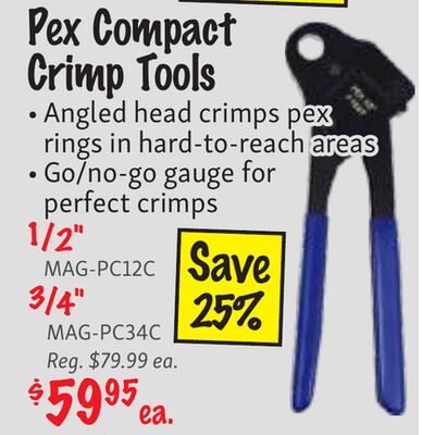 Pex Compact Crimp Tools