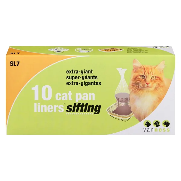 Cat pan liners sifting super-géants