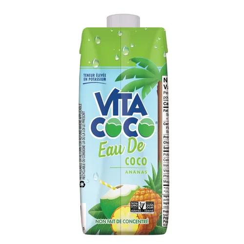 Eau de noix de coco à l‘ananas