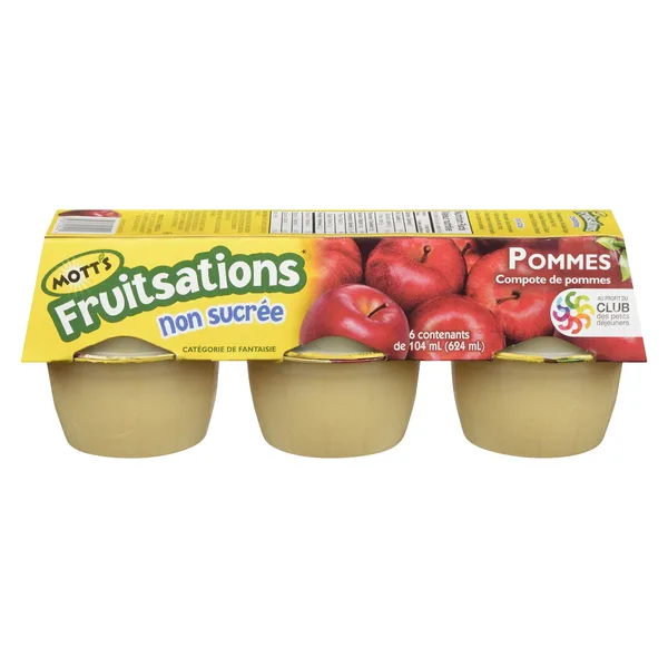 Fruitsations Compote de pommes non sucrées