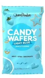 Gaufrette de bonbon bleu clair