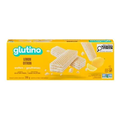 Gaufrettes au citron sans gluten