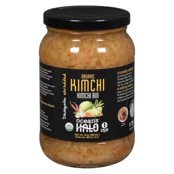 Kimchi bio déchiquetée
