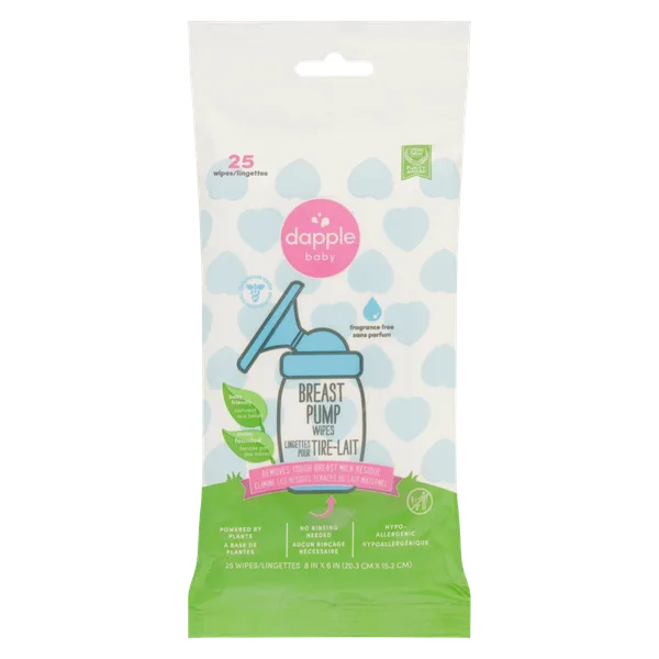 Lingettes pour tire-lait