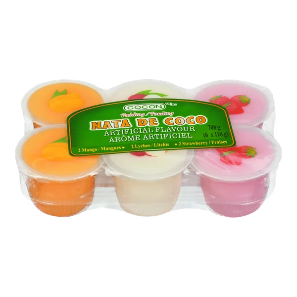 Mélange à pouding avec nata de coco