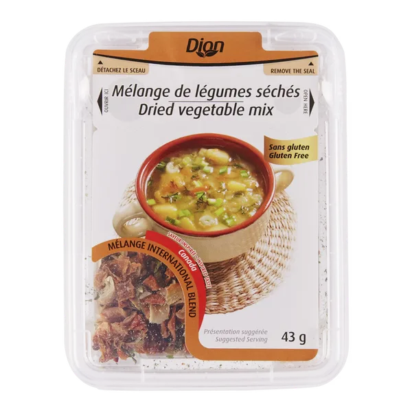 Mélange de légumes séchés