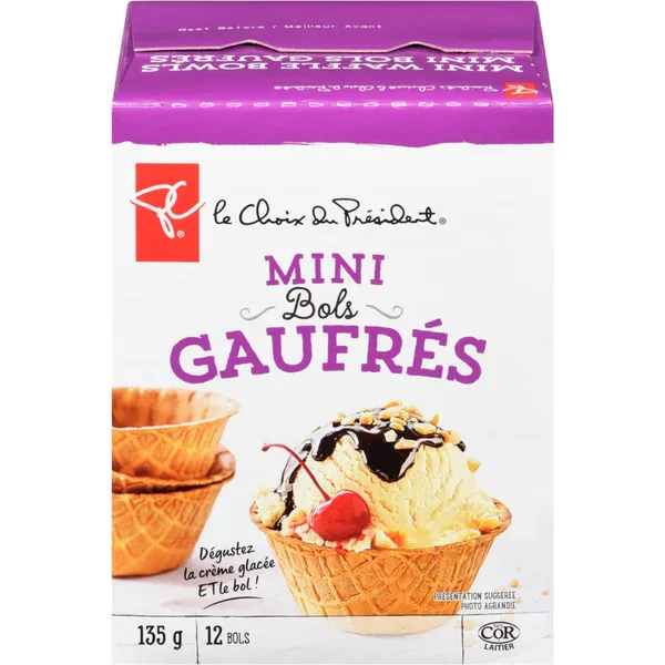 Mini bols gaufrés