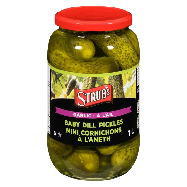 Mini cornichons à l'aneth à l'ail