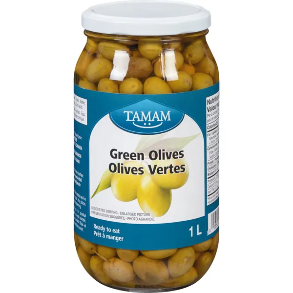 Olives vertes, petites