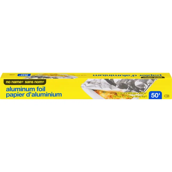 Papier d'aluminium, 50 pi