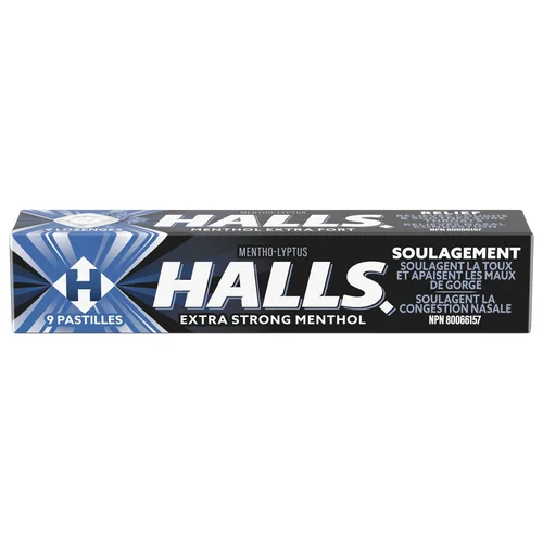 Pastilles au menthol extra fort