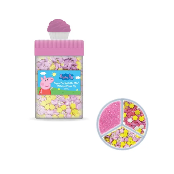 Peppa pig triplet sprinkles