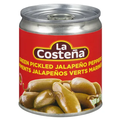Piments jalapeno verts marinés