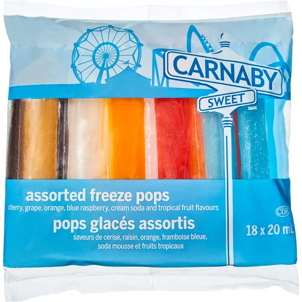 Pops glacés assortis