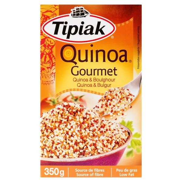 Quinoa gourmand avec bulgur