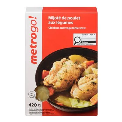 Ragoût de poulet aux légumes