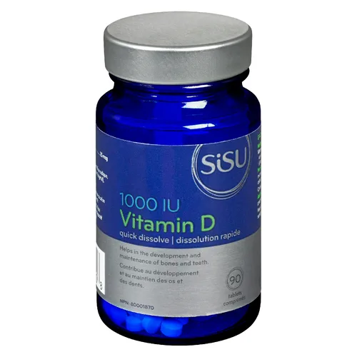 Sisu Vitamine D 1000 UI 90 comprimés