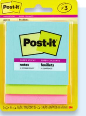 Feuillets Super Collants Post-It