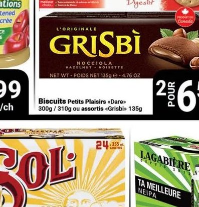 Grisbi Biscuits Chocolat