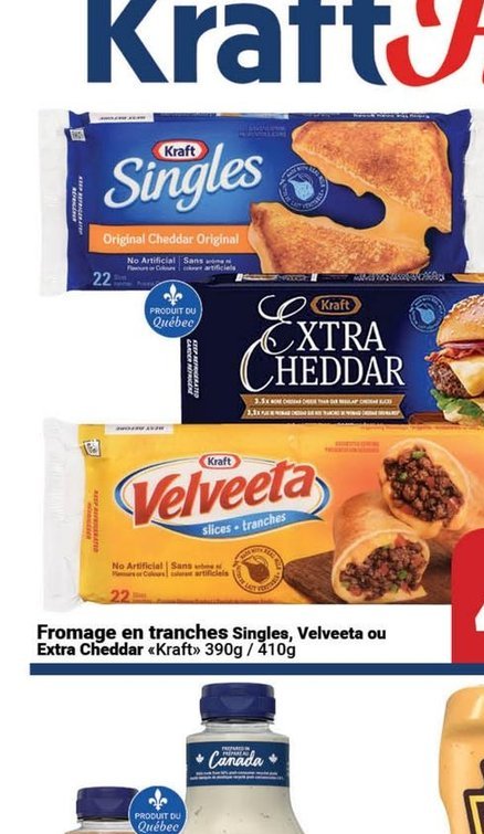 Kraft Extra Cheddar