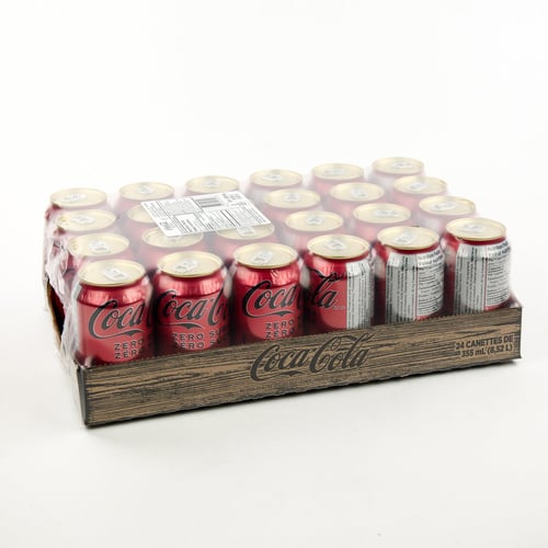 Soda Coca-Cola zéro 355 ml x24