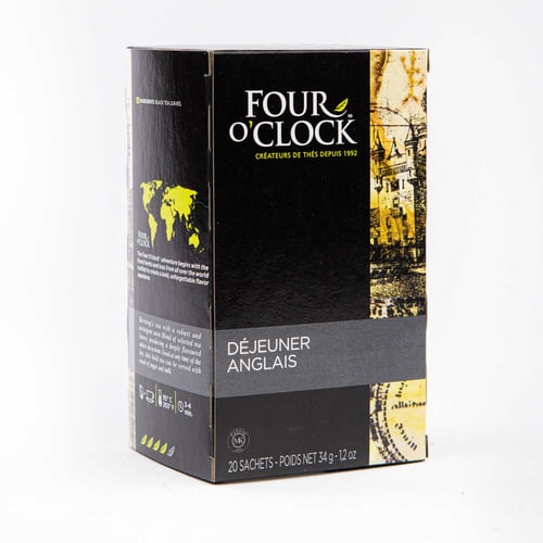 Thé déjeuner anglais biologique équitable x20