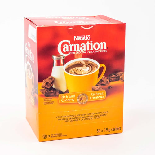 Préparation pour chocolat chaud poudre sachet 19 g x50