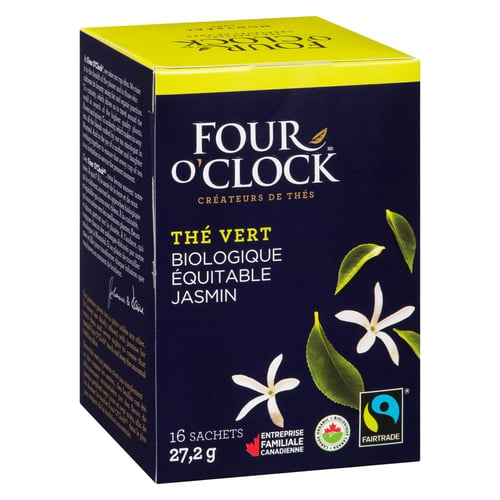 Thé vert jasmin biologique équitable x16