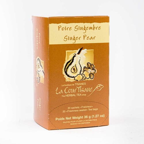 Tisane poire gingembre x20